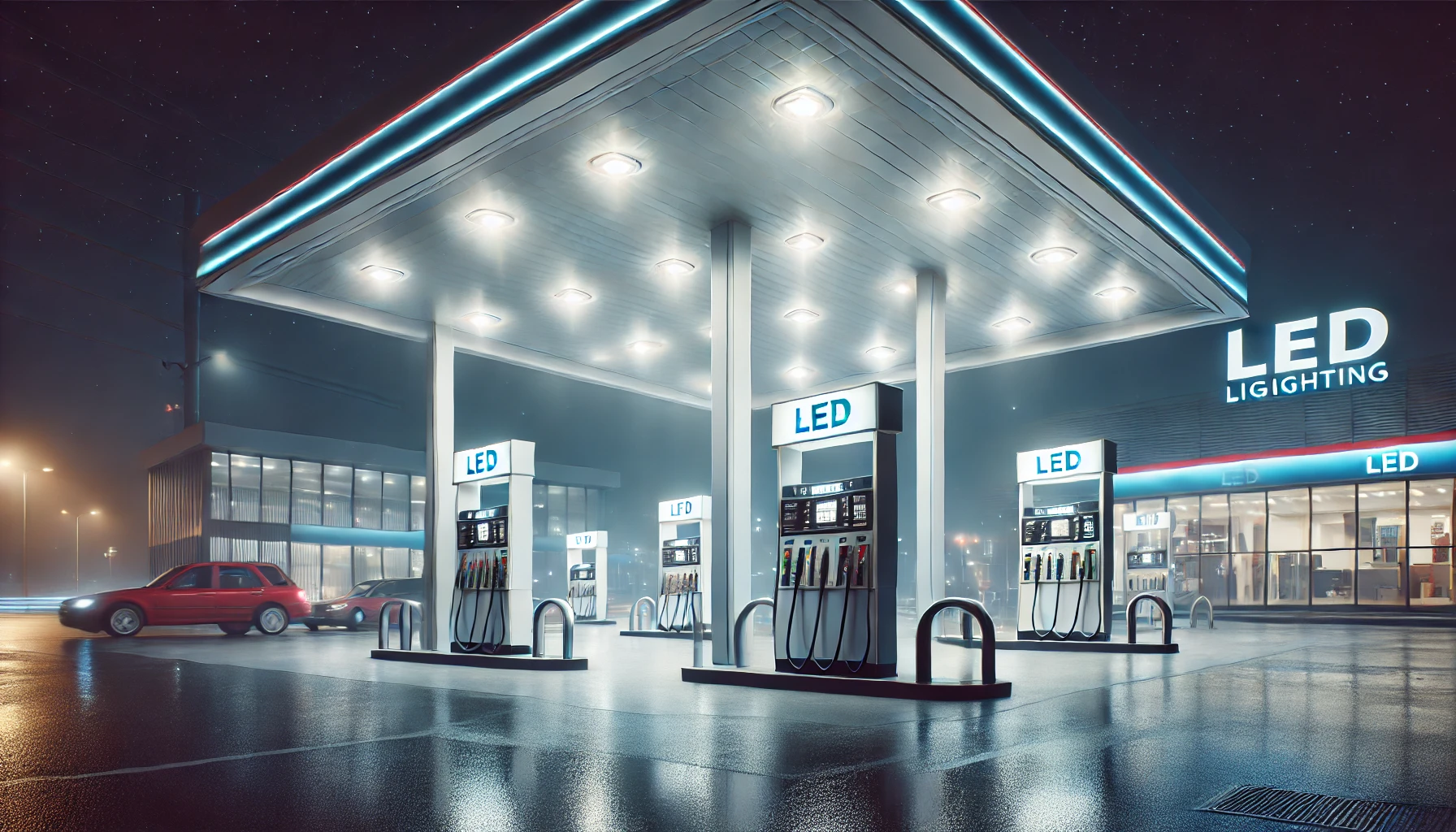 Petrol Station Lighting